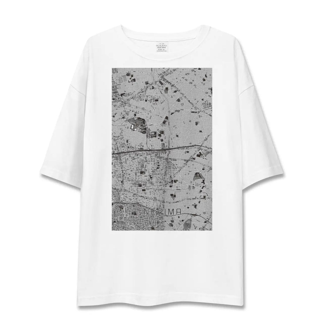 【練馬(東京都)】地図柄ビッグシルエットTシャツ