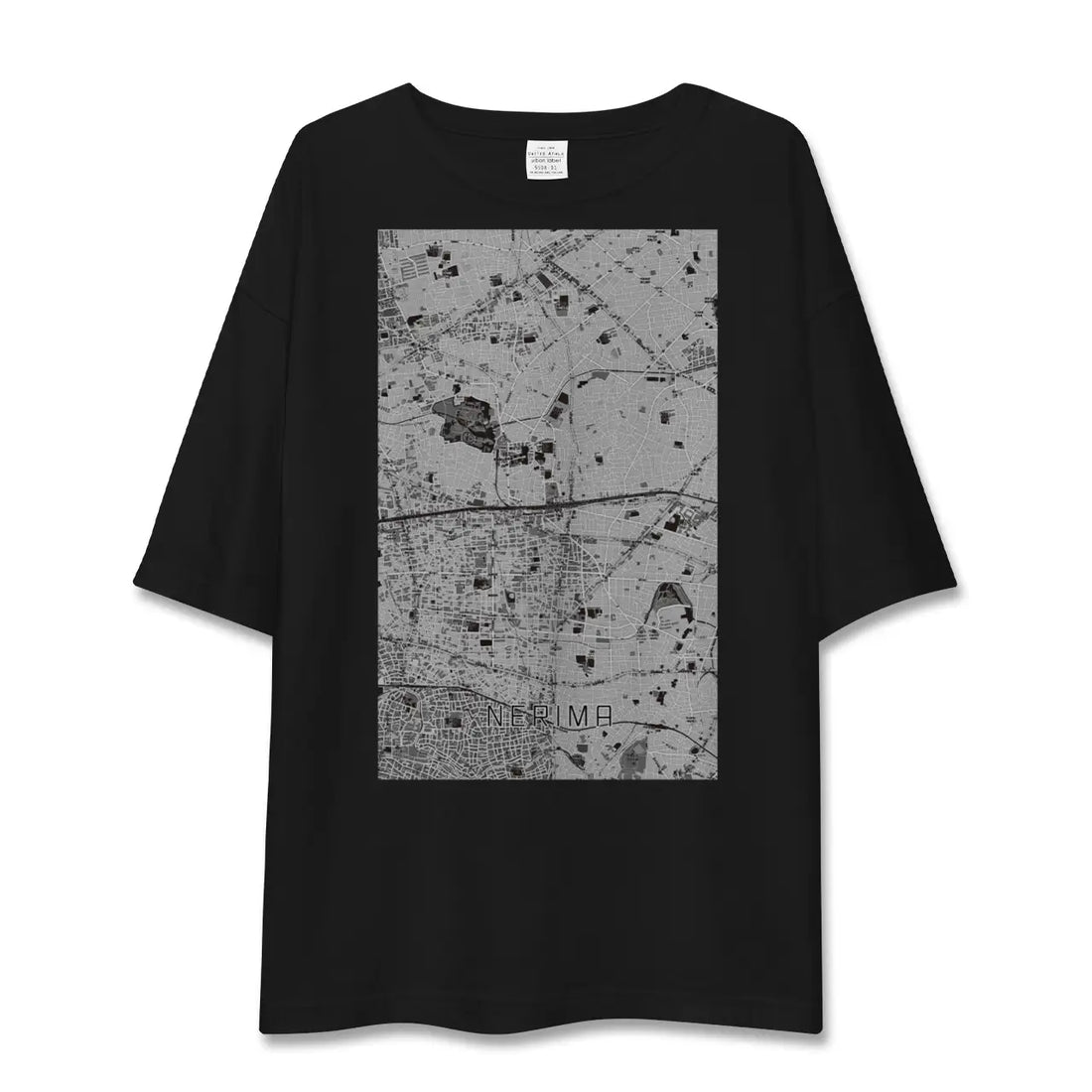 【練馬(東京都)】地図柄ビッグシルエットTシャツ