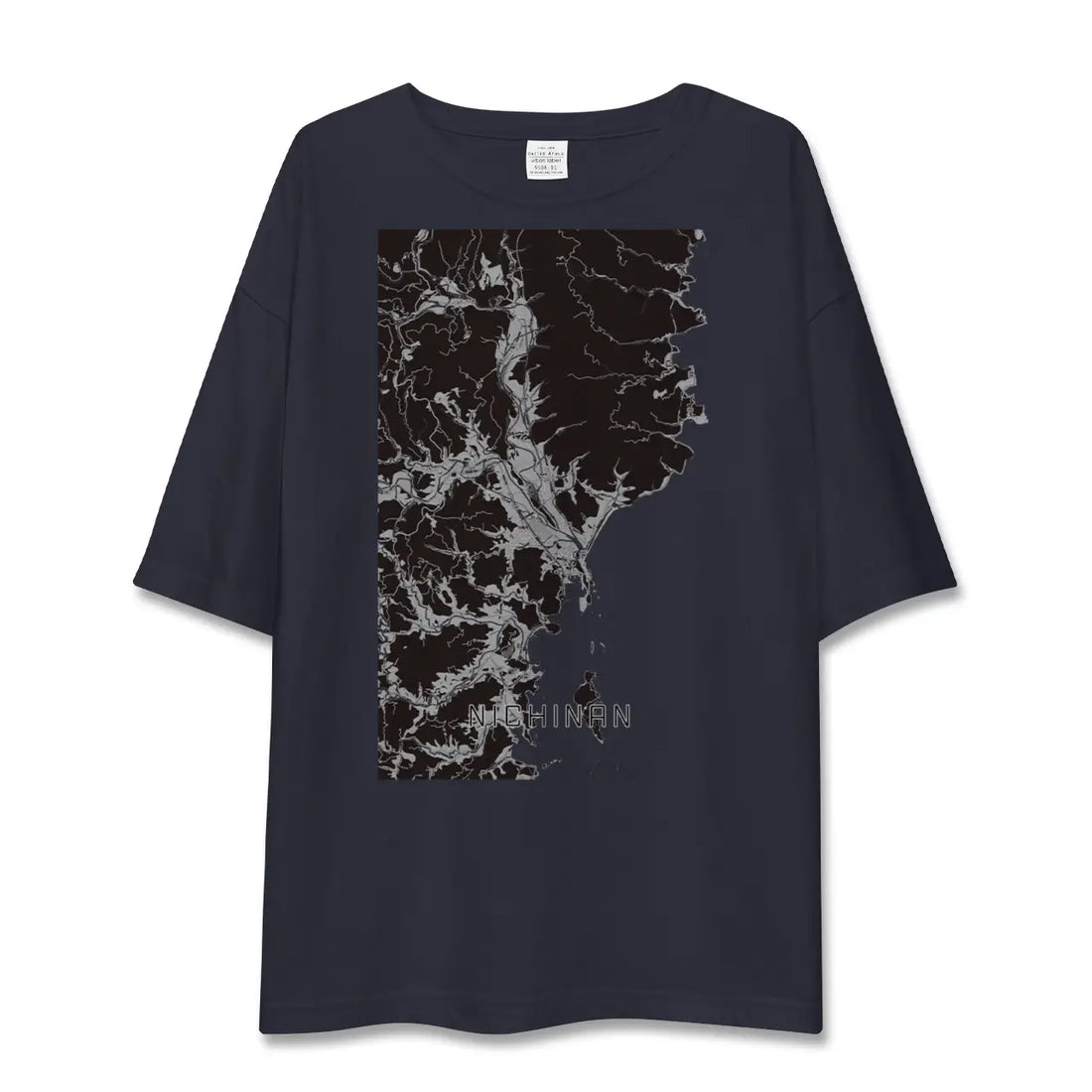 【日南(宮崎県)】地図柄ビッグシルエットTシャツ