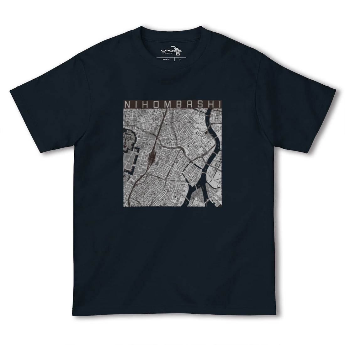 【日本橋(東京都)】地図柄ヘビーウェイトTシャツ