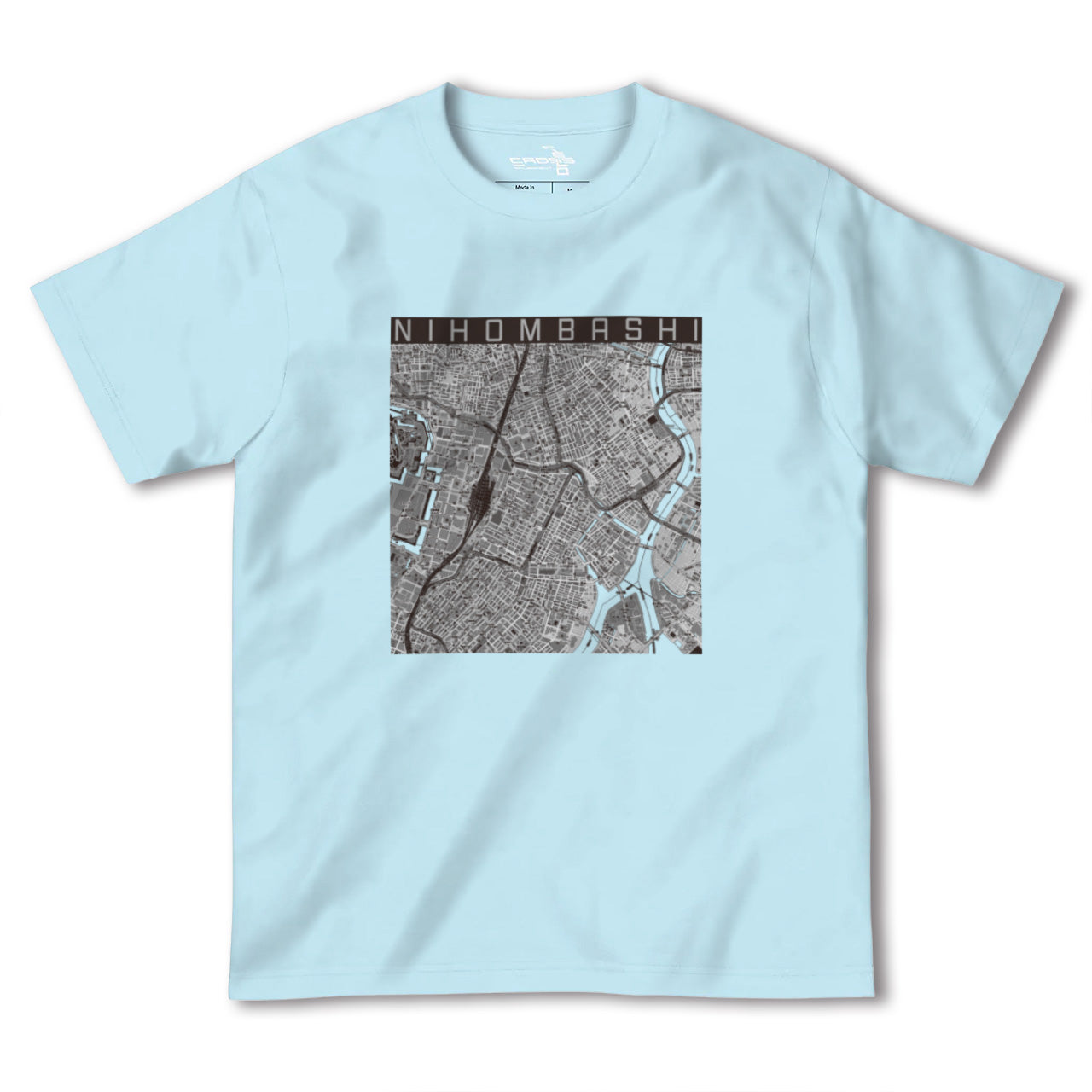 【日本橋（東京都）】地図柄ヘビーウェイトTシャツ