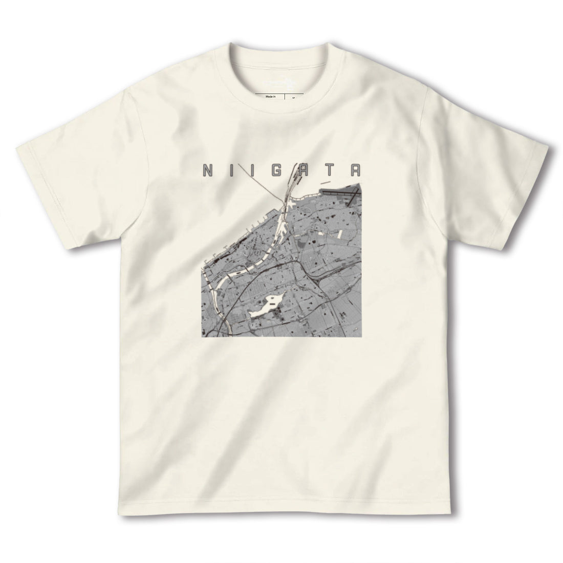 【新潟(新潟県)】地図柄ヘビーウェイトTシャツ