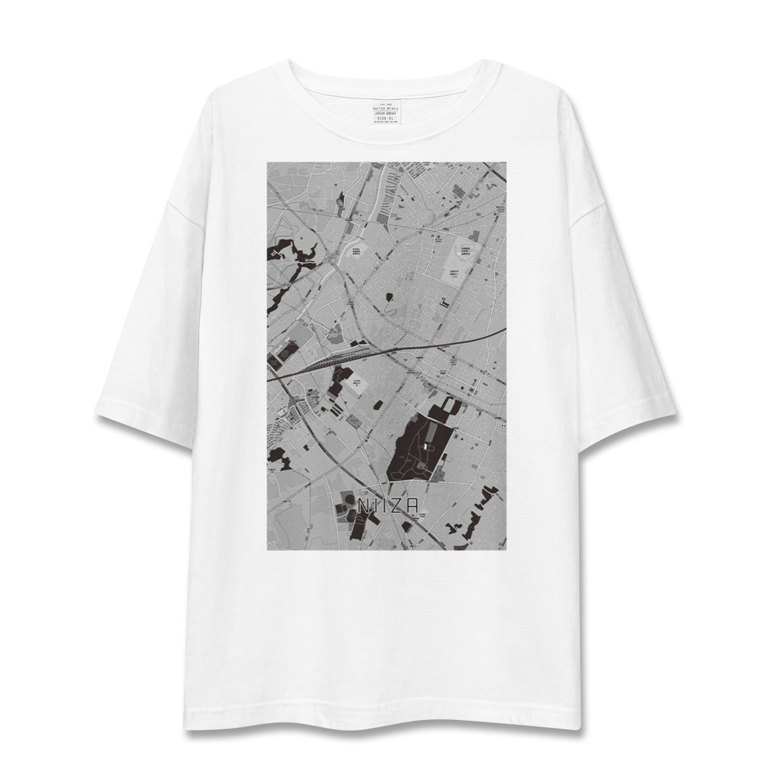 【新座（埼玉県）】地図柄ビッグシルエットTシャツ