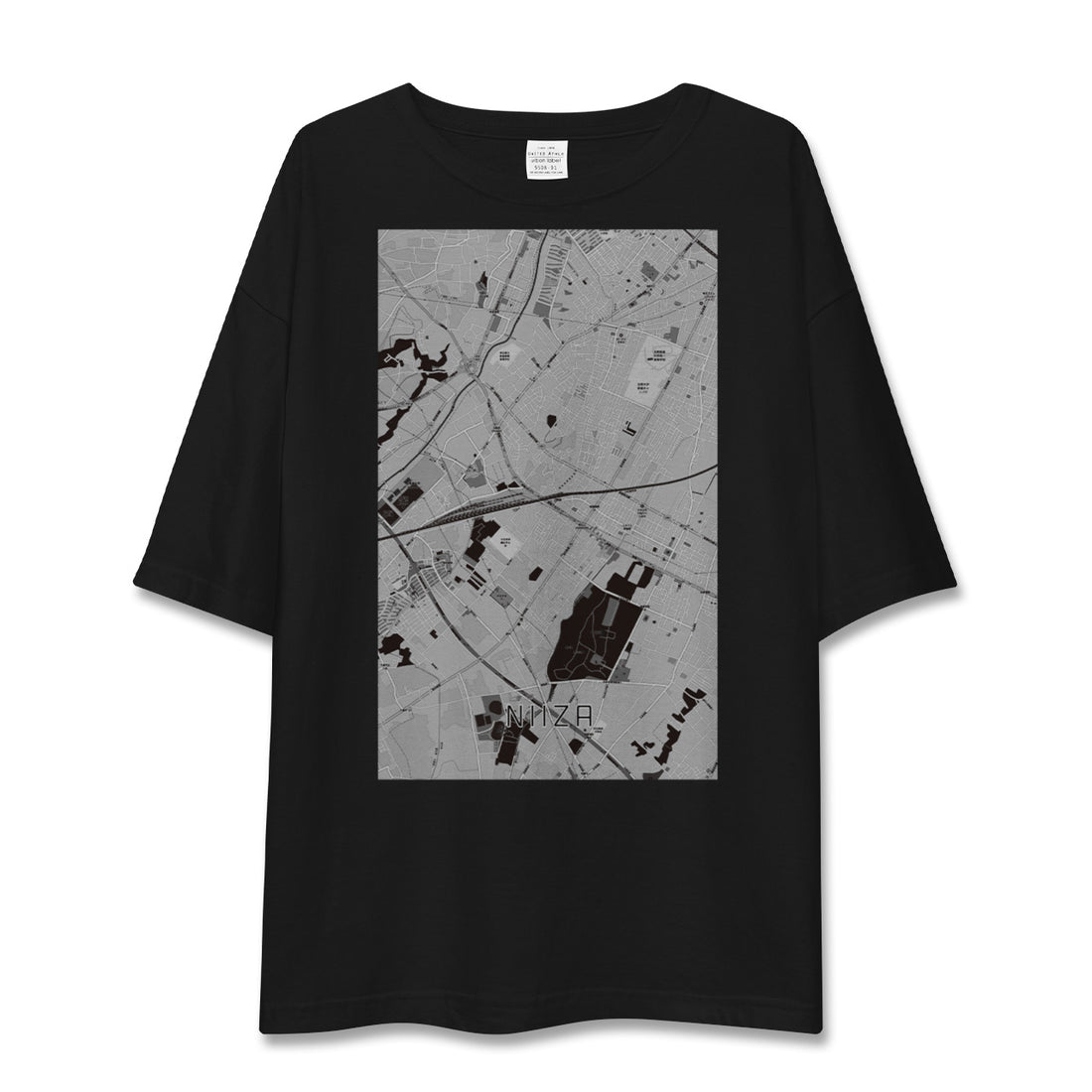 【新座(埼玉県)】地図柄ビッグシルエットTシャツ