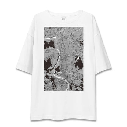 【韮山（静岡県）】地図柄ビッグシルエットTシャツ