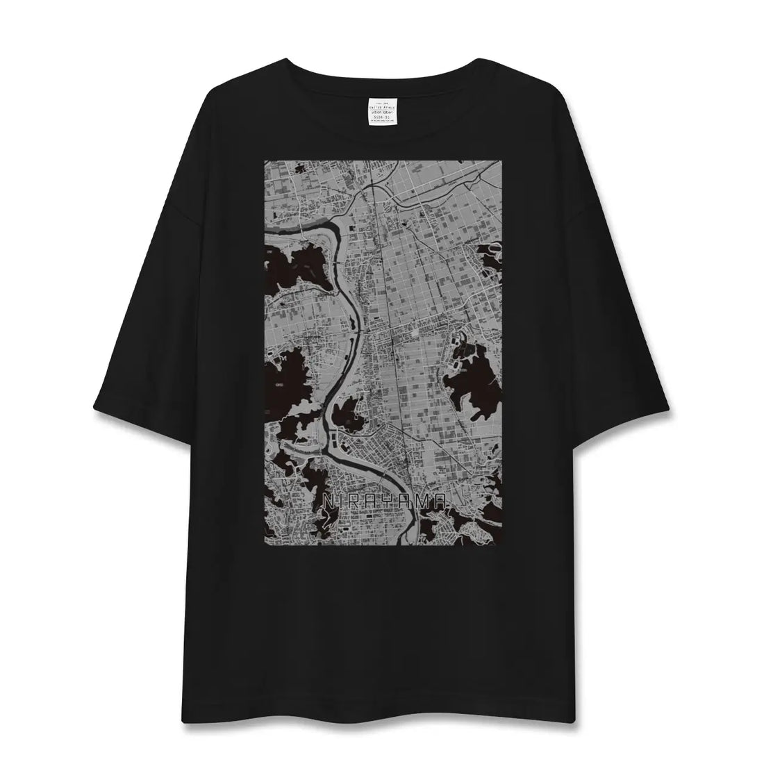【韮山(静岡県)】地図柄ビッグシルエットTシャツ