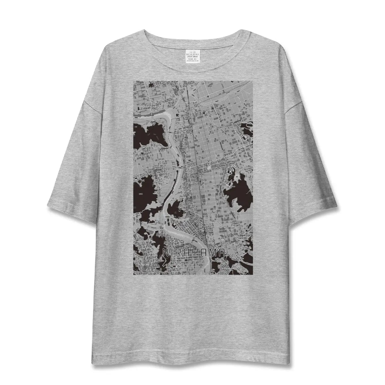 【韮山（静岡県）】地図柄ビッグシルエットTシャツ
