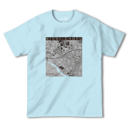 【西調布（東京都）】地図柄ヘビーウェイトTシャツ
