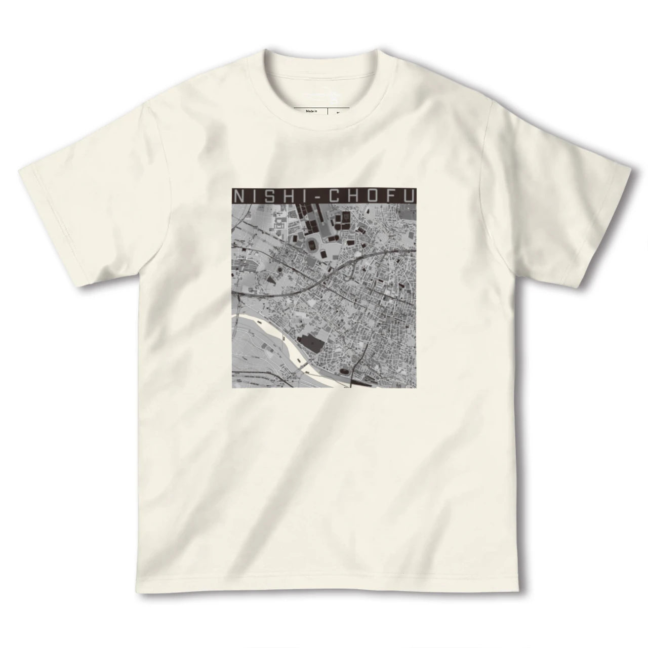 【西調布（東京都）】地図柄ヘビーウェイトTシャツ