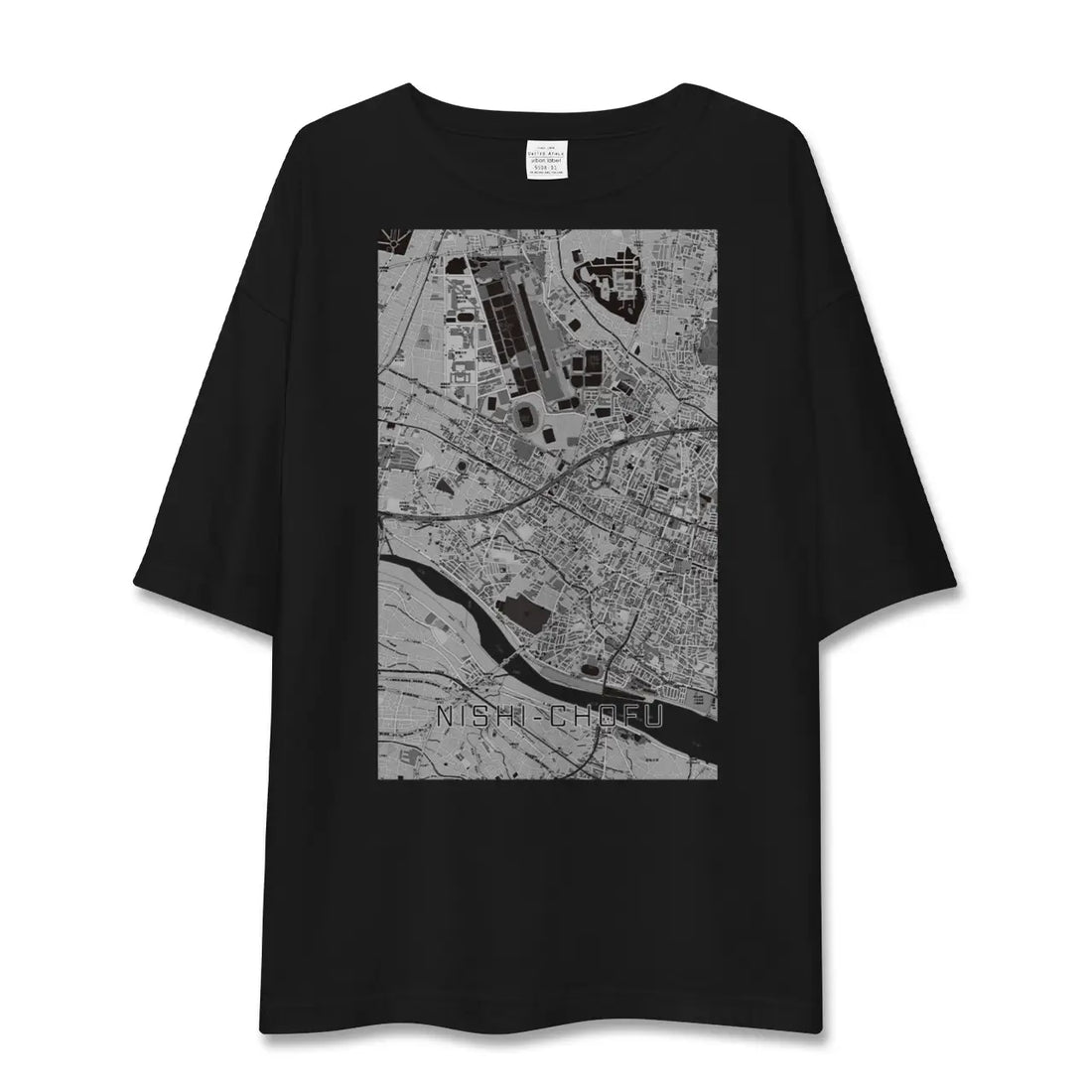 【西調布（東京都）】地図柄ビッグシルエットTシャツ