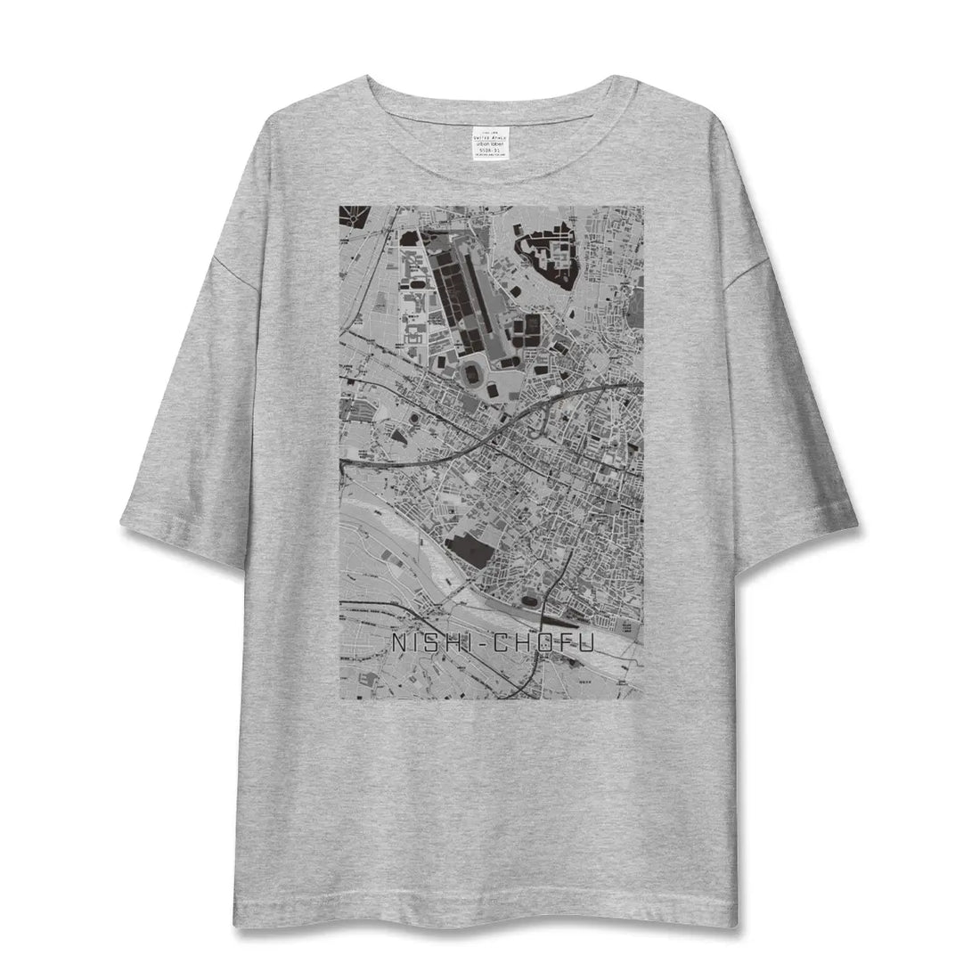 【西調布（東京都）】地図柄ビッグシルエットTシャツ
