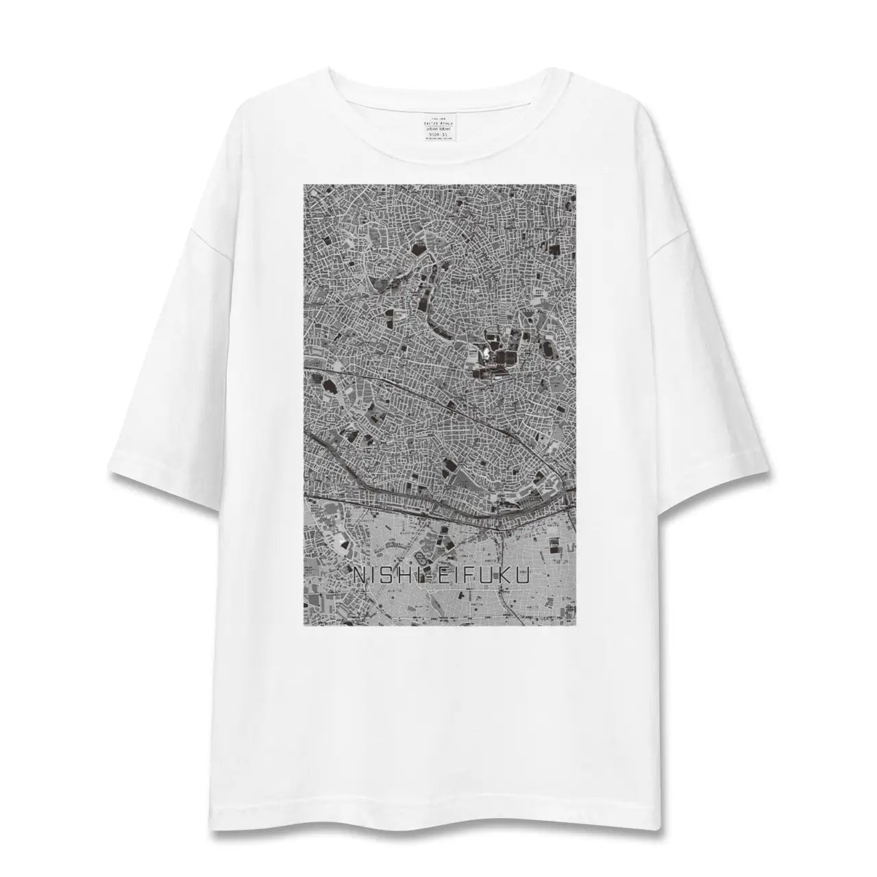 【西永福（東京都）】地図柄ビッグシルエットTシャツ