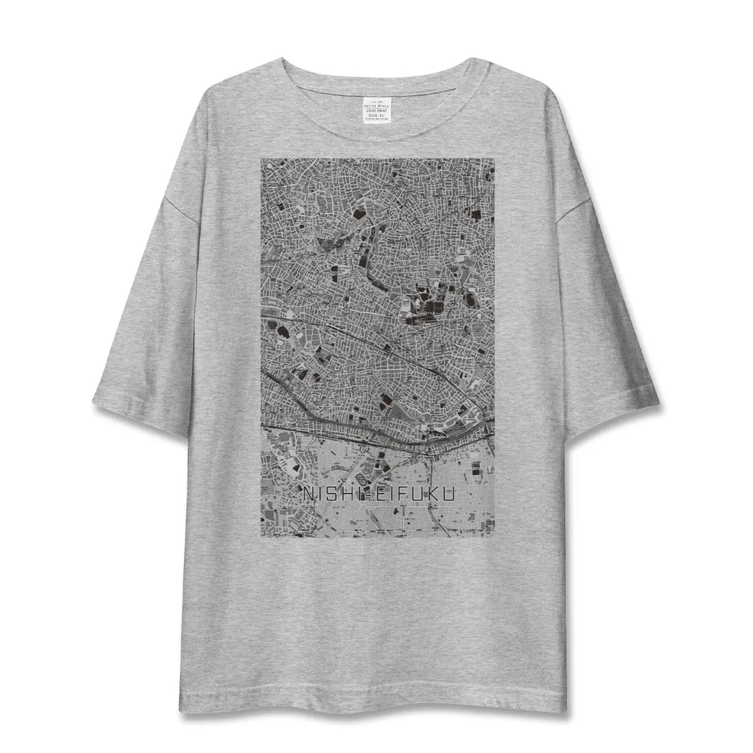 【西永福(東京都)】地図柄ビッグシルエットTシャツ