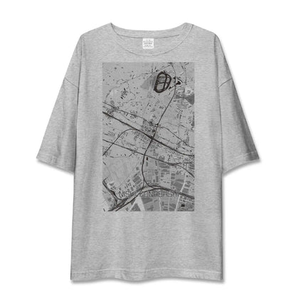 【西船橋（千葉県）】地図柄ビッグシルエットTシャツ