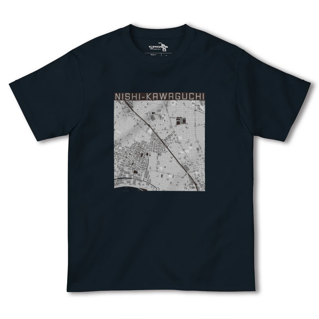 【西川口(埼玉県)】地図柄ヘビーウェイトTシャツ