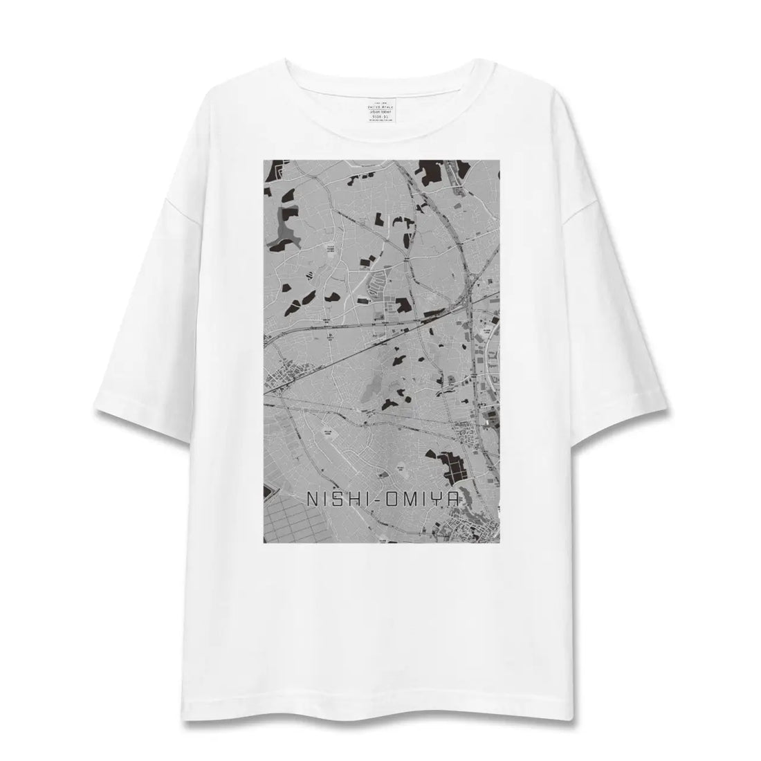 【西大宮(埼玉県)】地図柄ビッグシルエットTシャツ