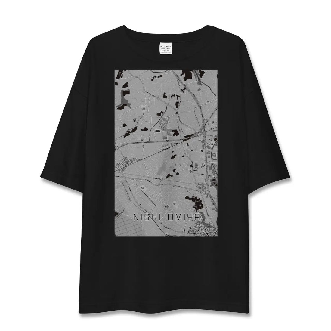 【西大宮（埼玉県）】地図柄ビッグシルエットTシャツ