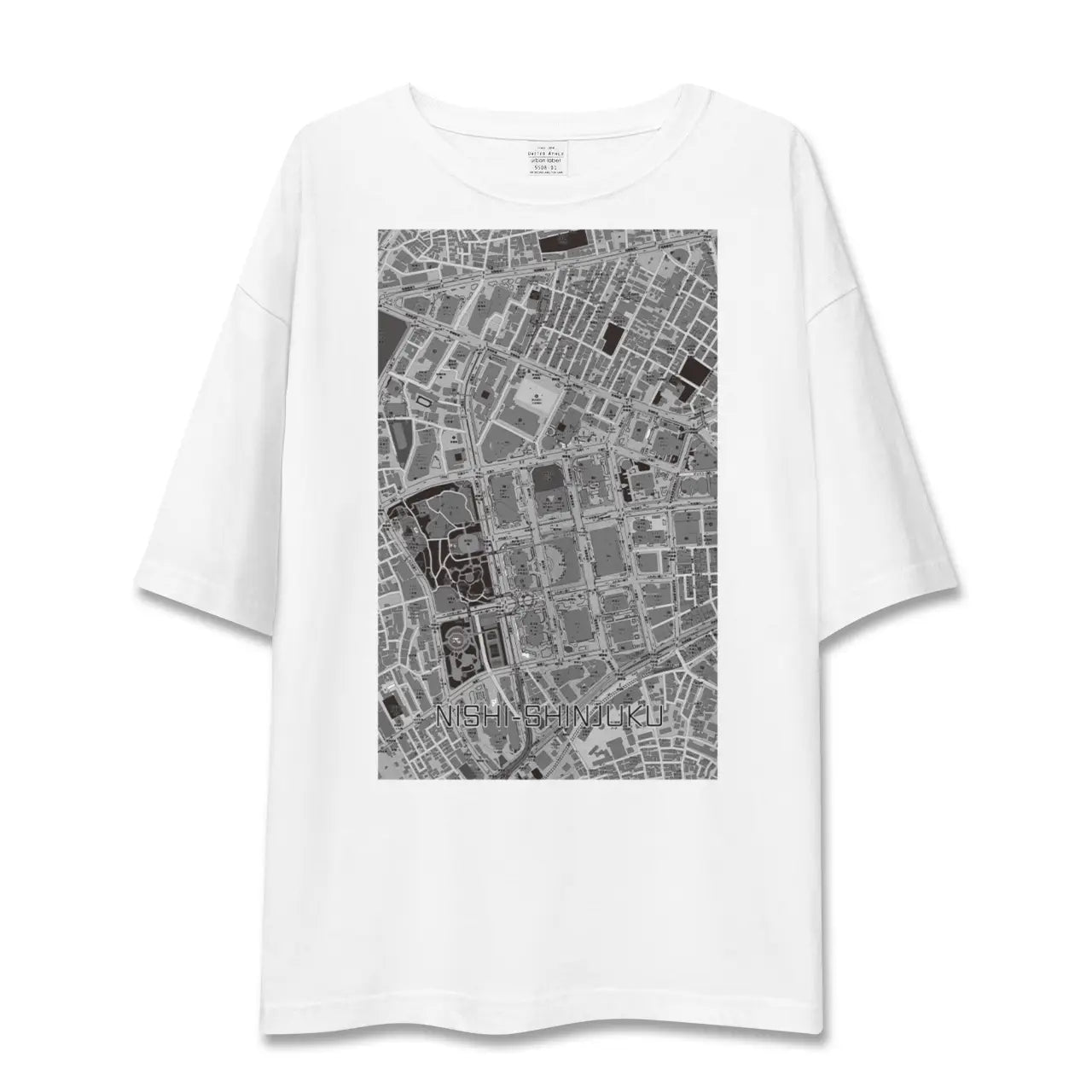 【西新宿（東京都）】地図柄ビッグシルエットTシャツ