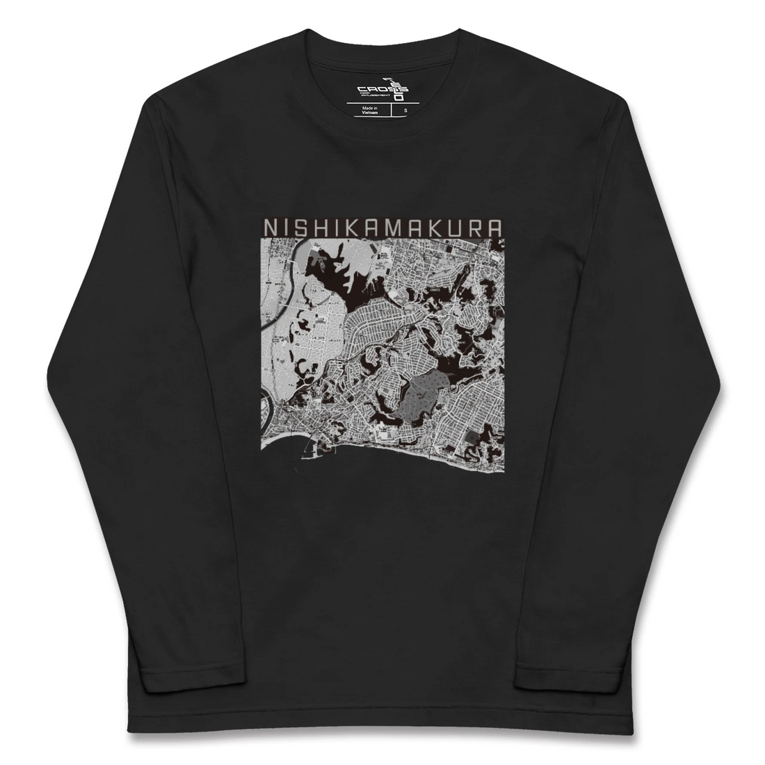 【西鎌倉(神奈川県)】地図柄ロングスリーブTシャツ