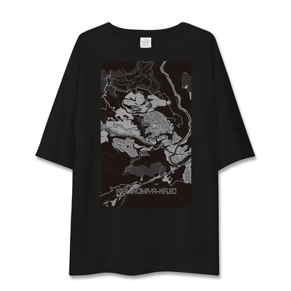 【西宮名塩（兵庫県）】地図柄ビッグシルエットTシャツ
