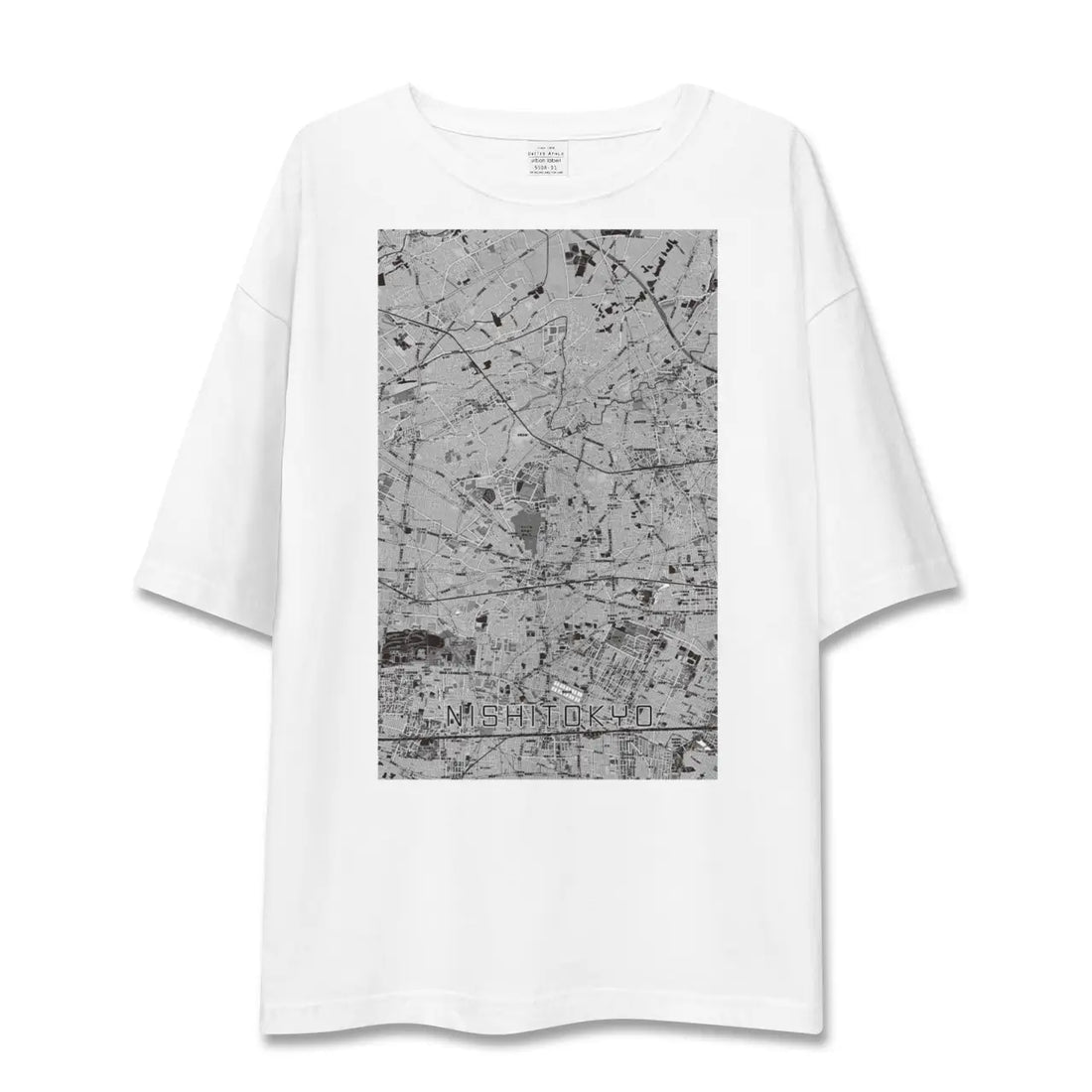 【西東京(東京都)】地図柄ビッグシルエットTシャツ