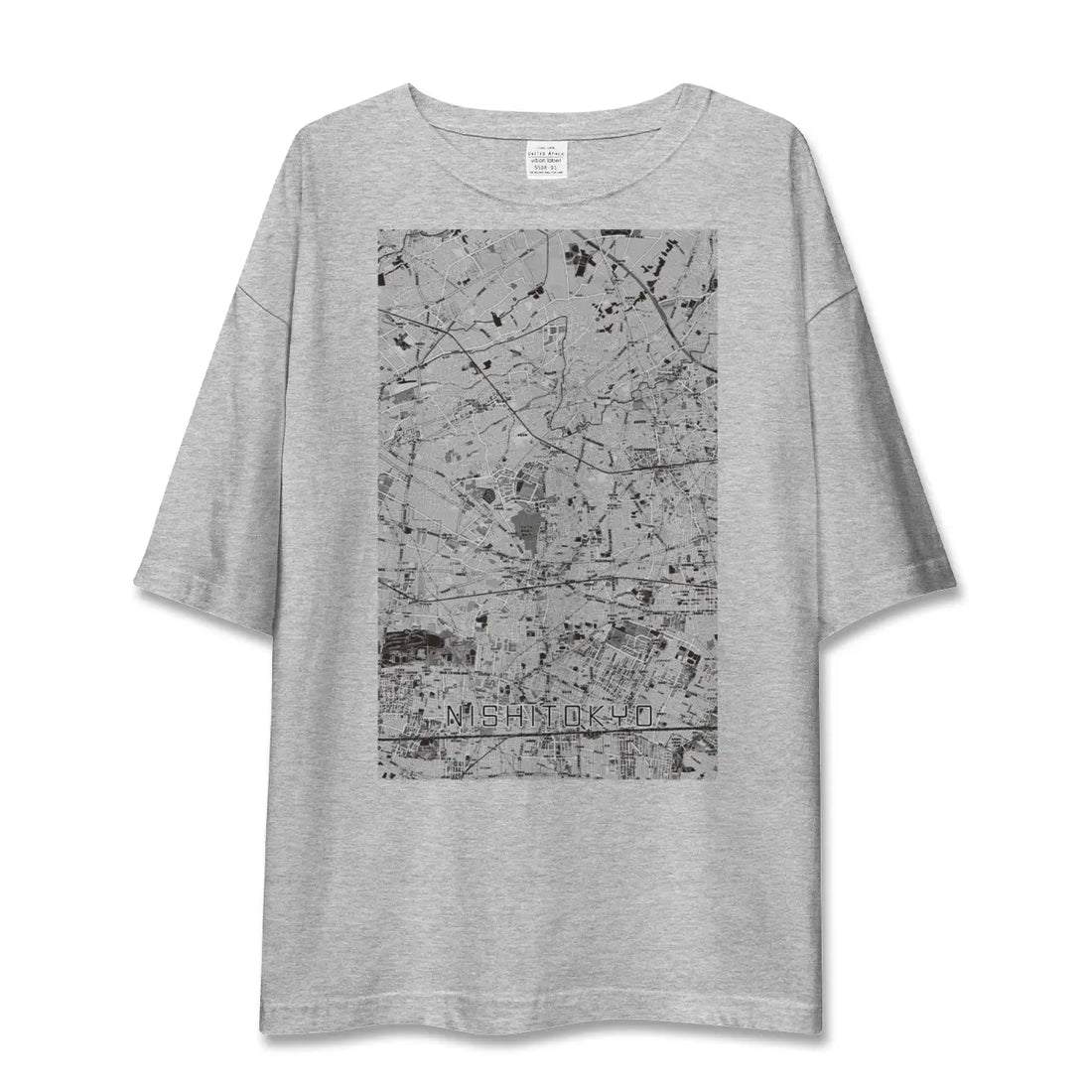 【西東京（東京都）】地図柄ビッグシルエットTシャツ