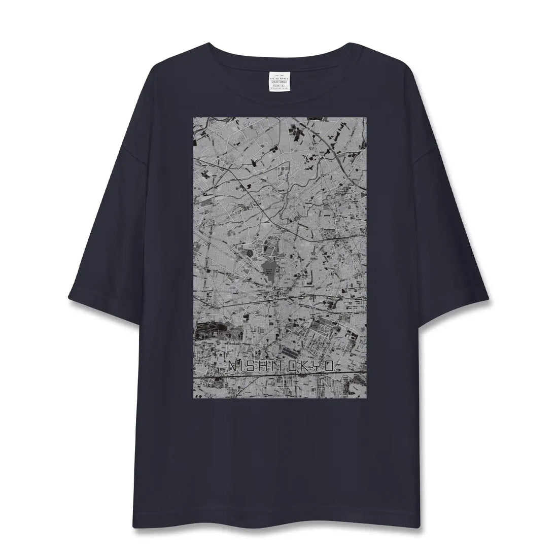 【西東京（東京都）】地図柄ビッグシルエットTシャツ