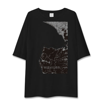 【西浦（静岡県）】地図柄ビッグシルエットTシャツ