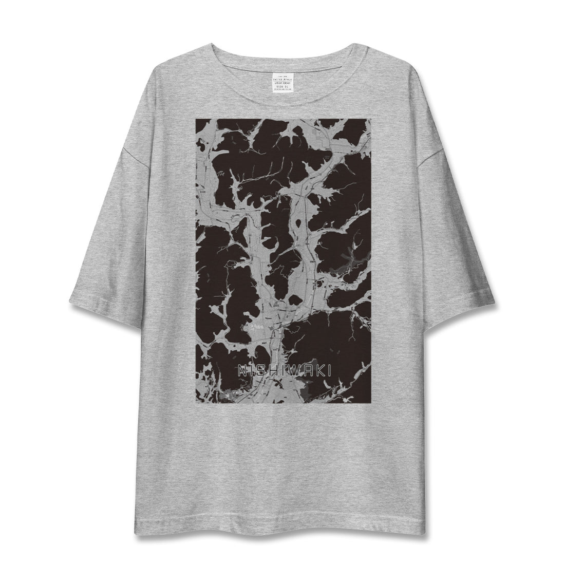 【西脇（兵庫県）】地図柄ビッグシルエットTシャツ