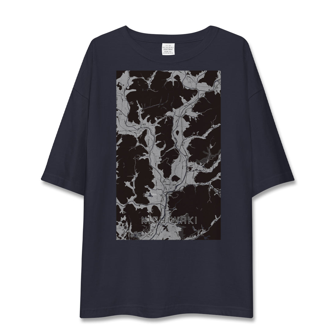 【西脇(兵庫県)】地図柄ビッグシルエットTシャツ