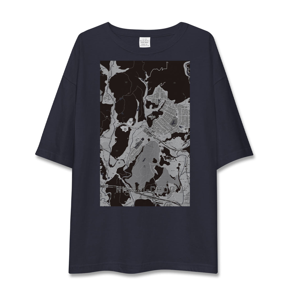 【日生中央（兵庫県）】地図柄ビッグシルエットTシャツ