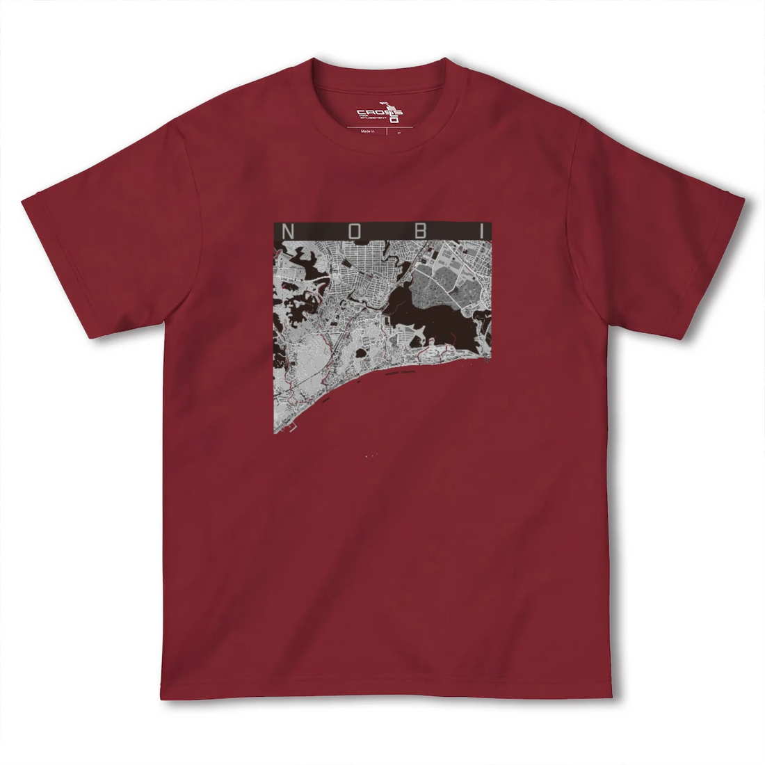 【野比(神奈川県)】地図柄ヘビーウェイトTシャツ