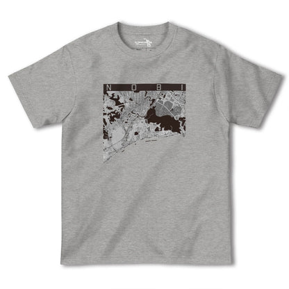 【野比（神奈川県）】地図柄ヘビーウェイトTシャツ