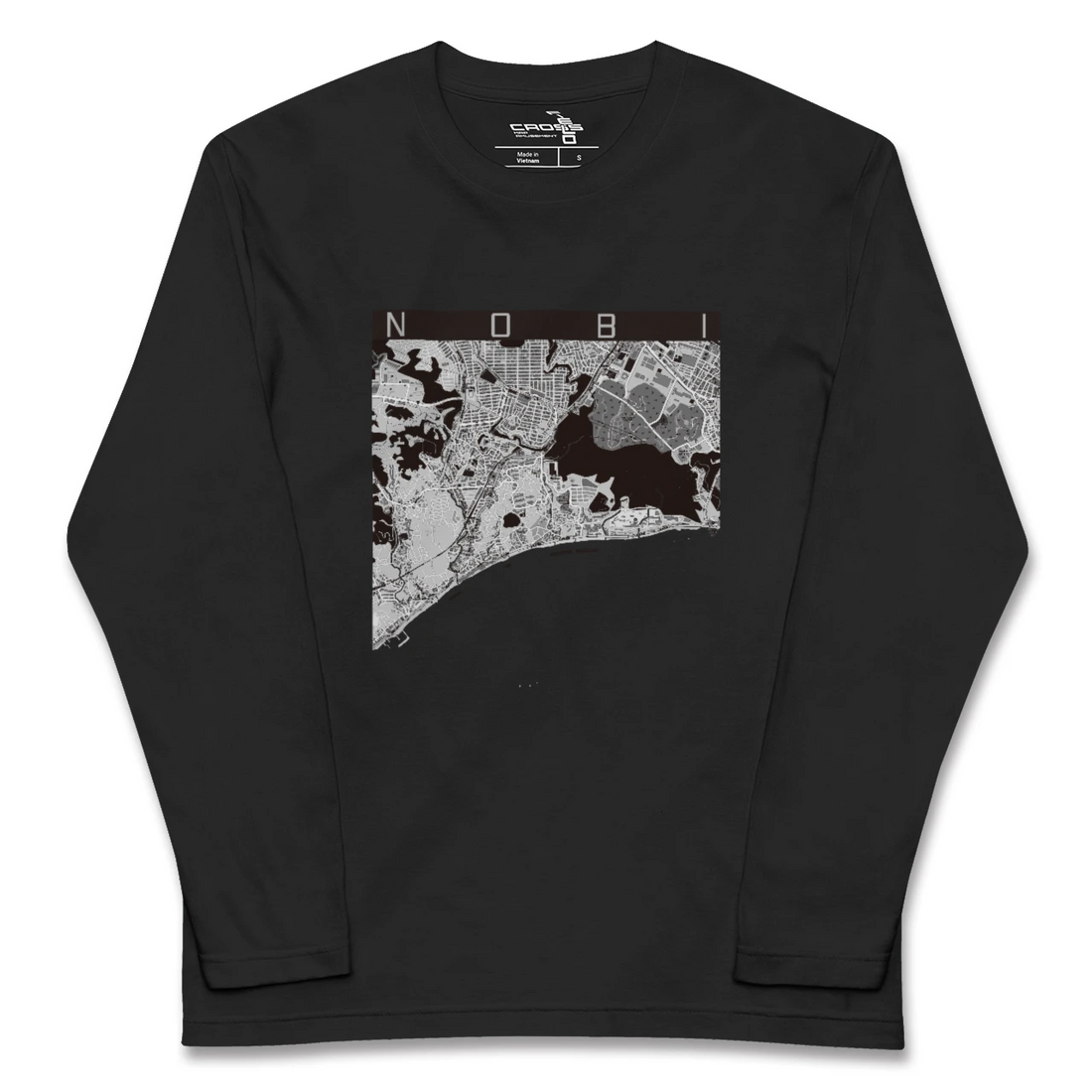 【野比(神奈川県)】地図柄ロングスリーブTシャツ