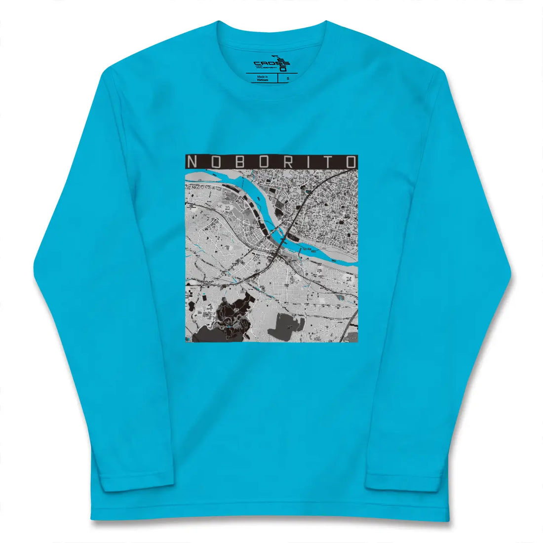 【登戸(神奈川県)】地図柄ロングスリーブTシャツ