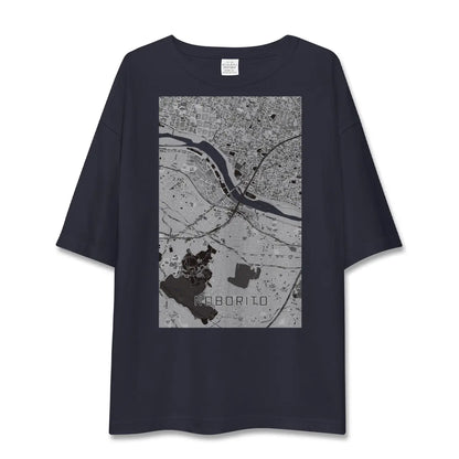 【登戸（神奈川県）】地図柄ビッグシルエットTシャツ