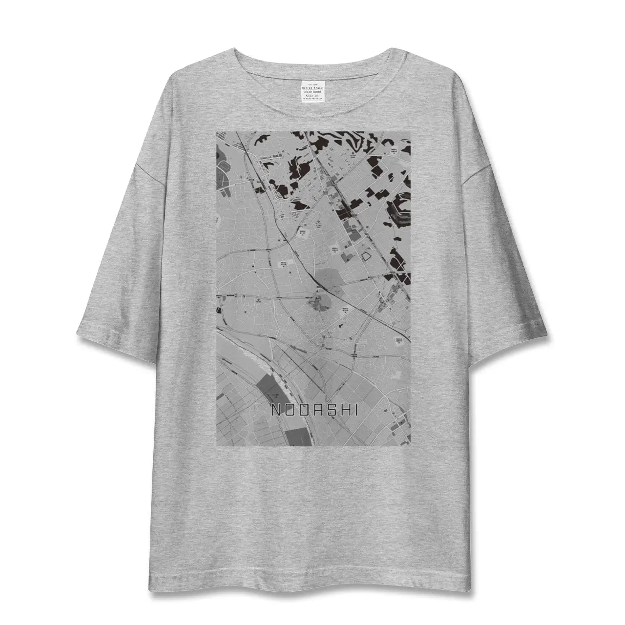 【野田市（千葉県）】地図柄ビッグシルエットTシャツ
