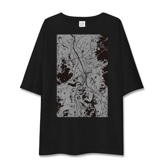 【直方（福岡県）】地図柄ビッグシルエットTシャツ