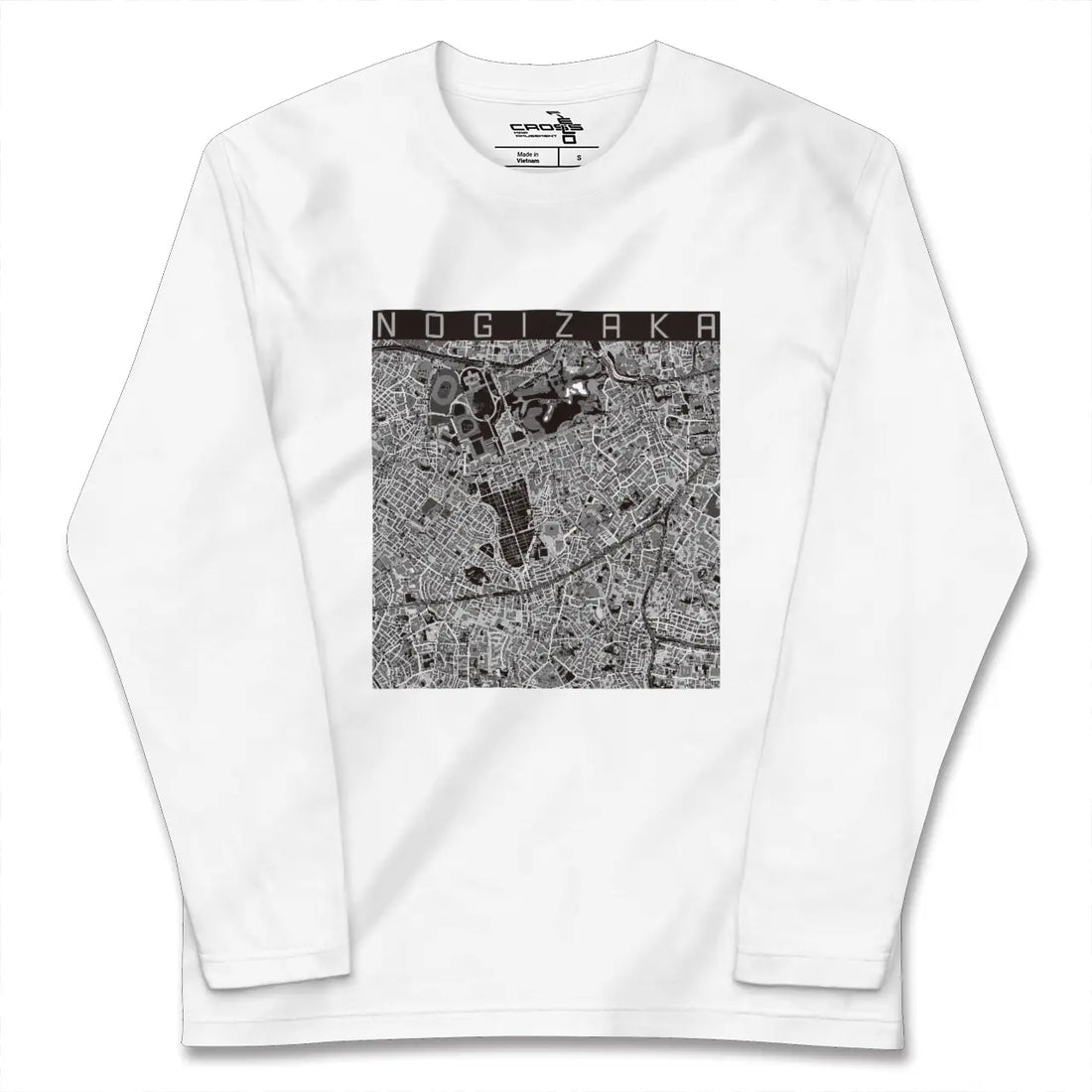 【乃木坂(東京都)】地図柄ロングスリーブTシャツ