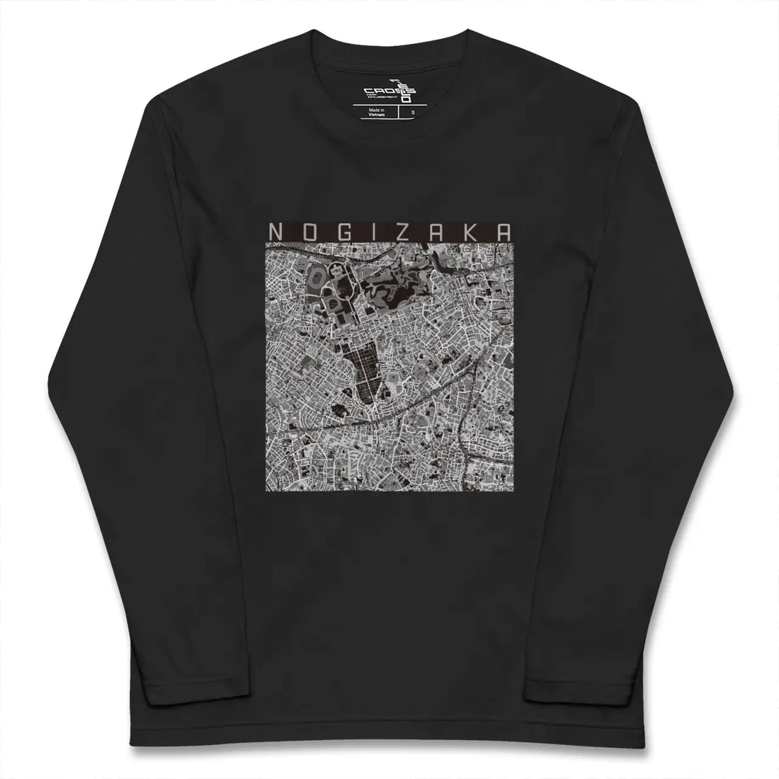 【乃木坂(東京都)】地図柄ロングスリーブTシャツ