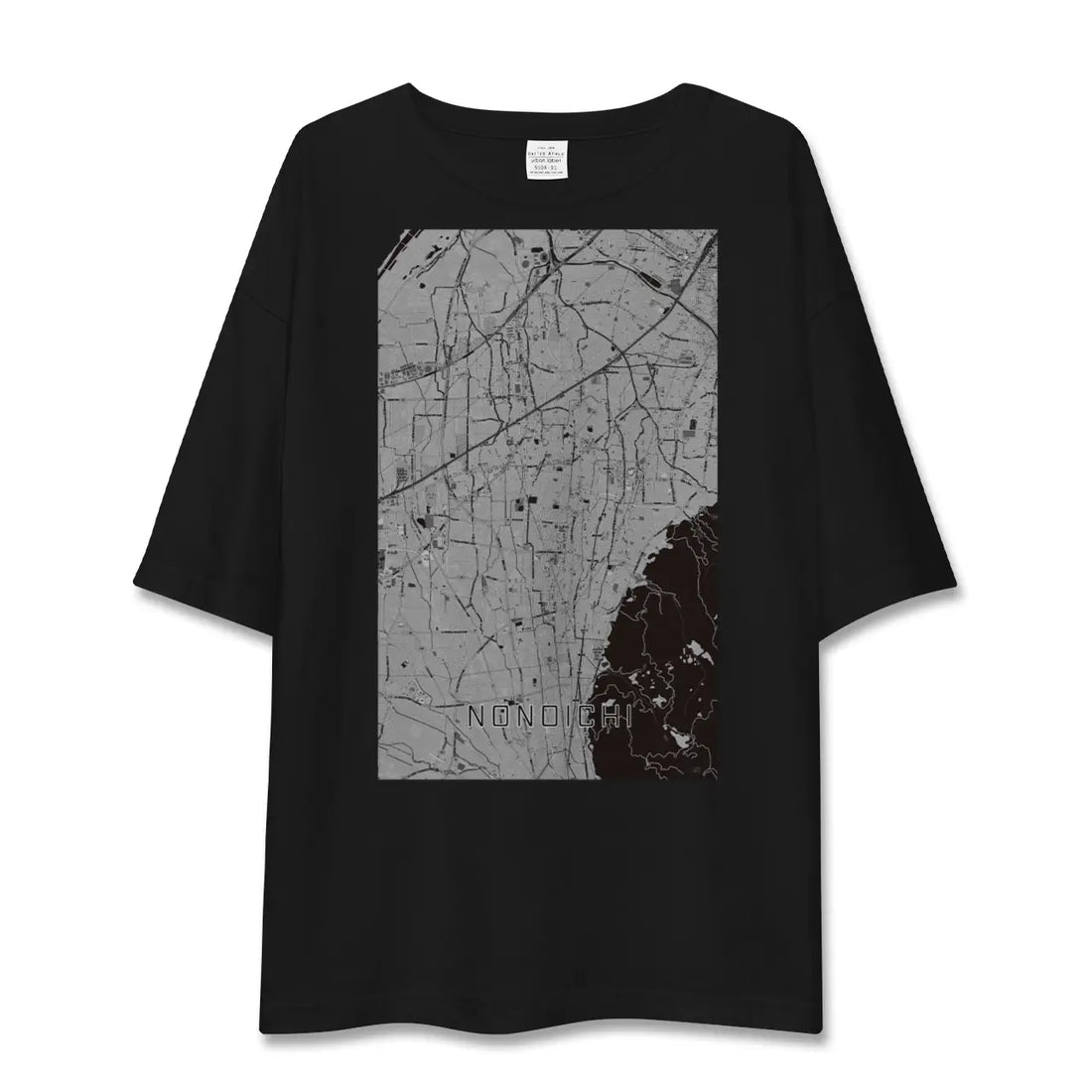 【野々市(石川県)】地図柄ビッグシルエットTシャツ