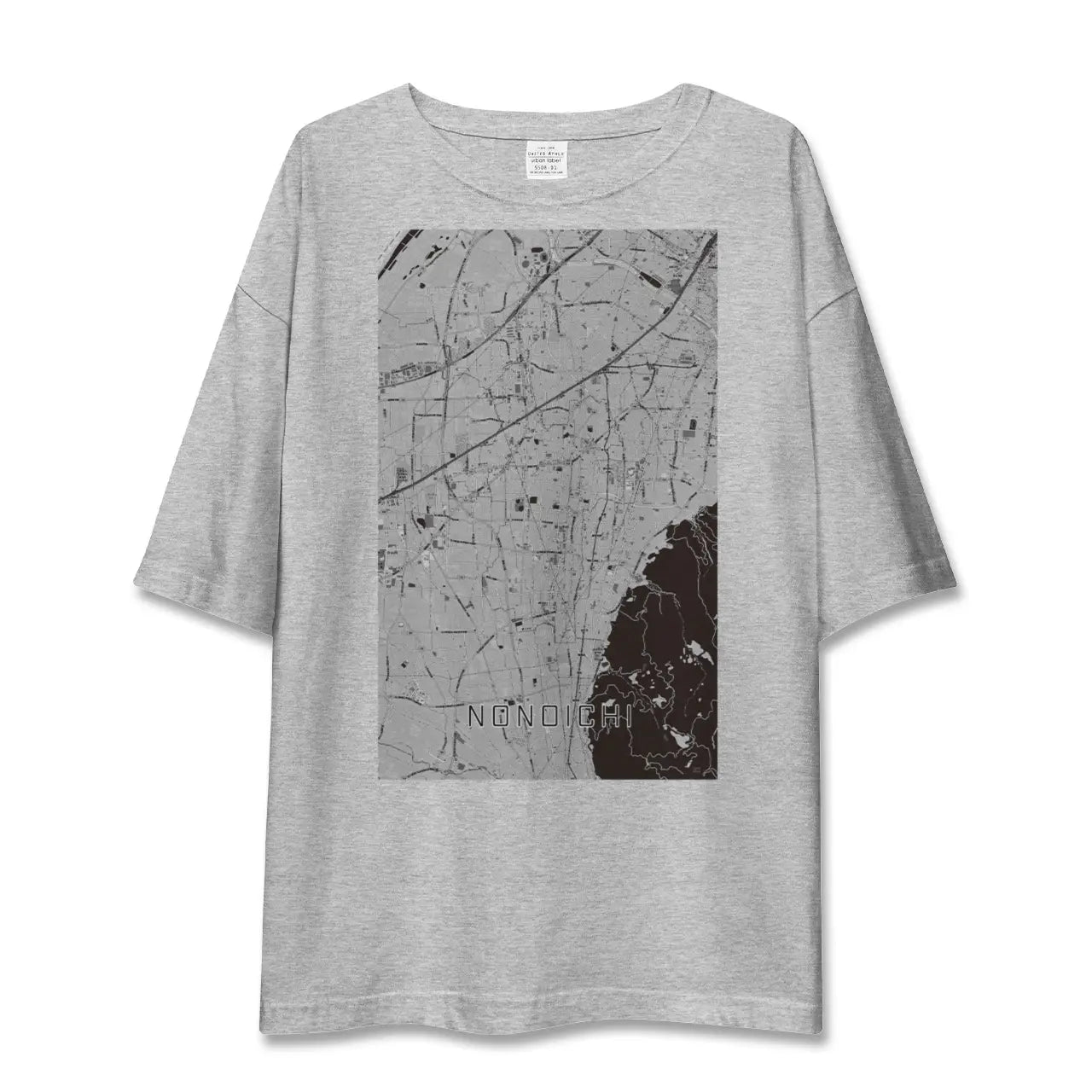 【野々市（石川県）】地図柄ビッグシルエットTシャツ