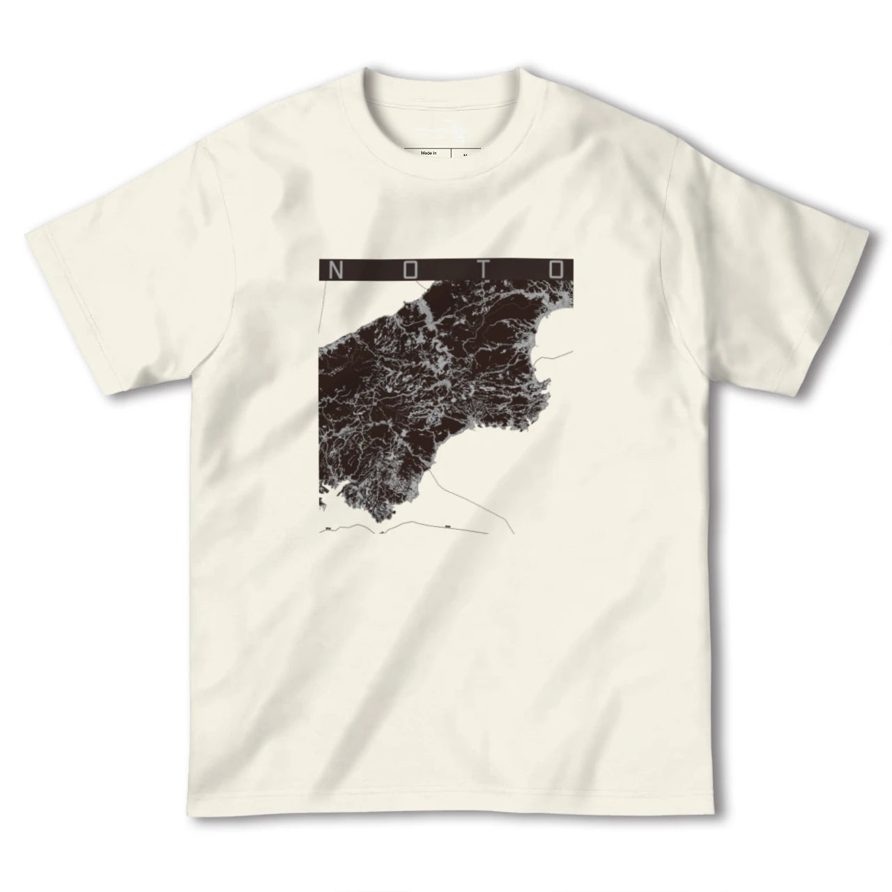 【能登（石川県）】地図柄ヘビーウェイトTシャツ