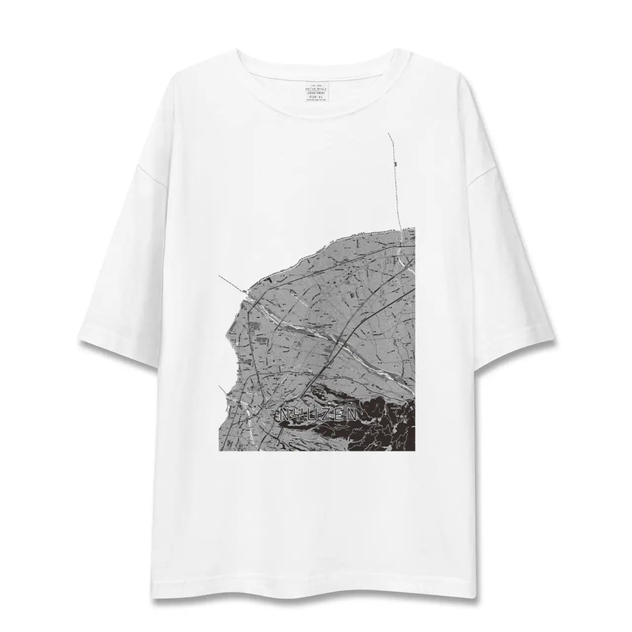 【入善（富山県）】地図柄ビッグシルエットTシャツ