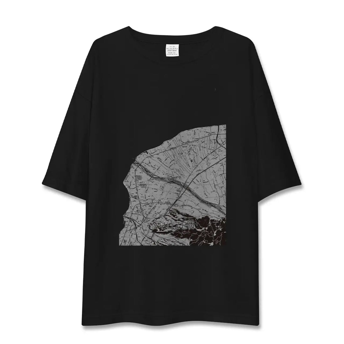 【入善(富山県)】地図柄ビッグシルエットTシャツ