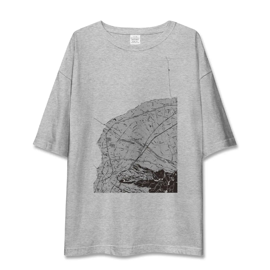 【入善（富山県）】地図柄ビッグシルエットTシャツ