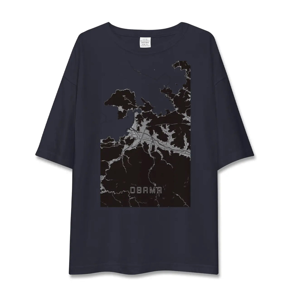 【小浜(福井県)】地図柄ビッグシルエットTシャツ