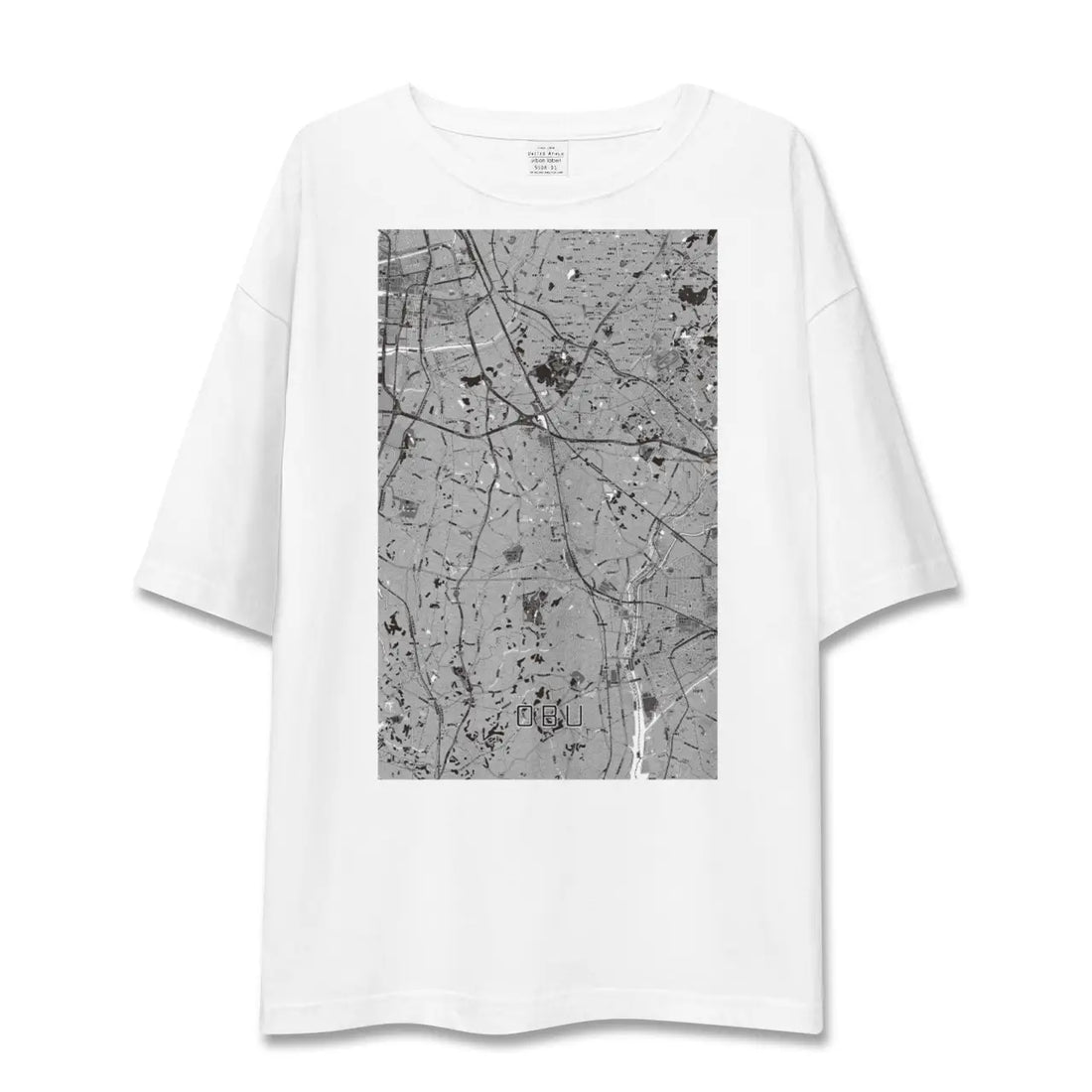 【大府(愛知県)】地図柄ビッグシルエットTシャツ