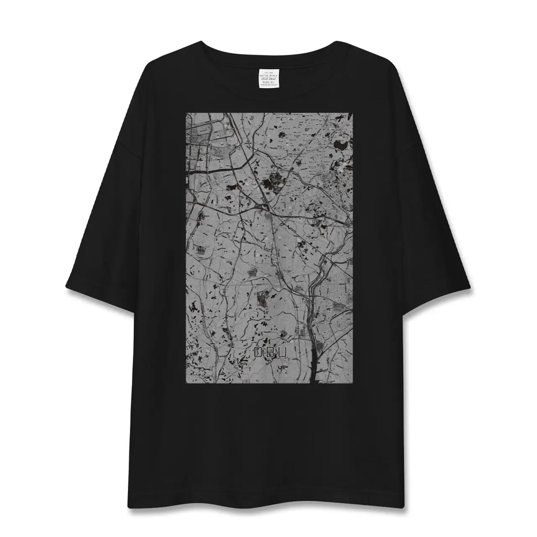 【大府(愛知県)】地図柄ビッグシルエットTシャツ