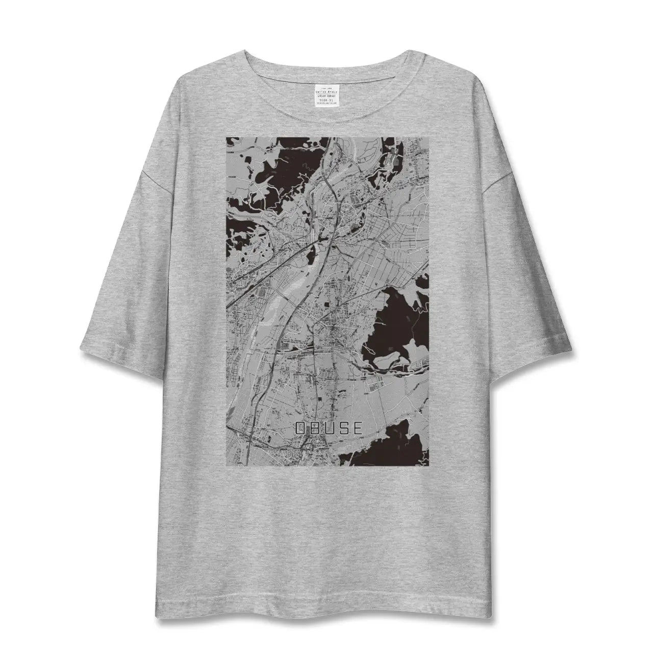 【小布施（長野県）】地図柄ビッグシルエットTシャツ